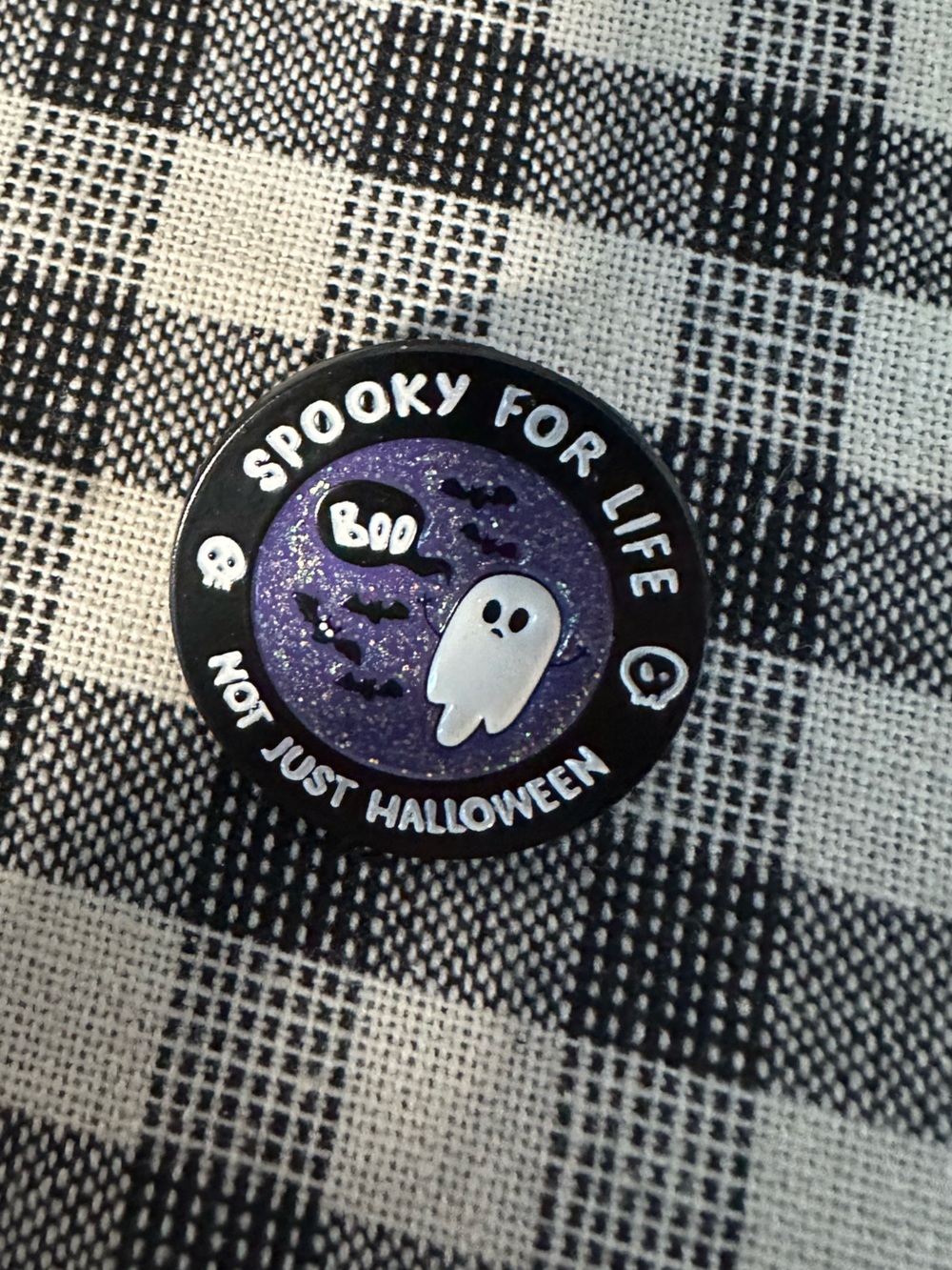 Spooky for Life Pin New